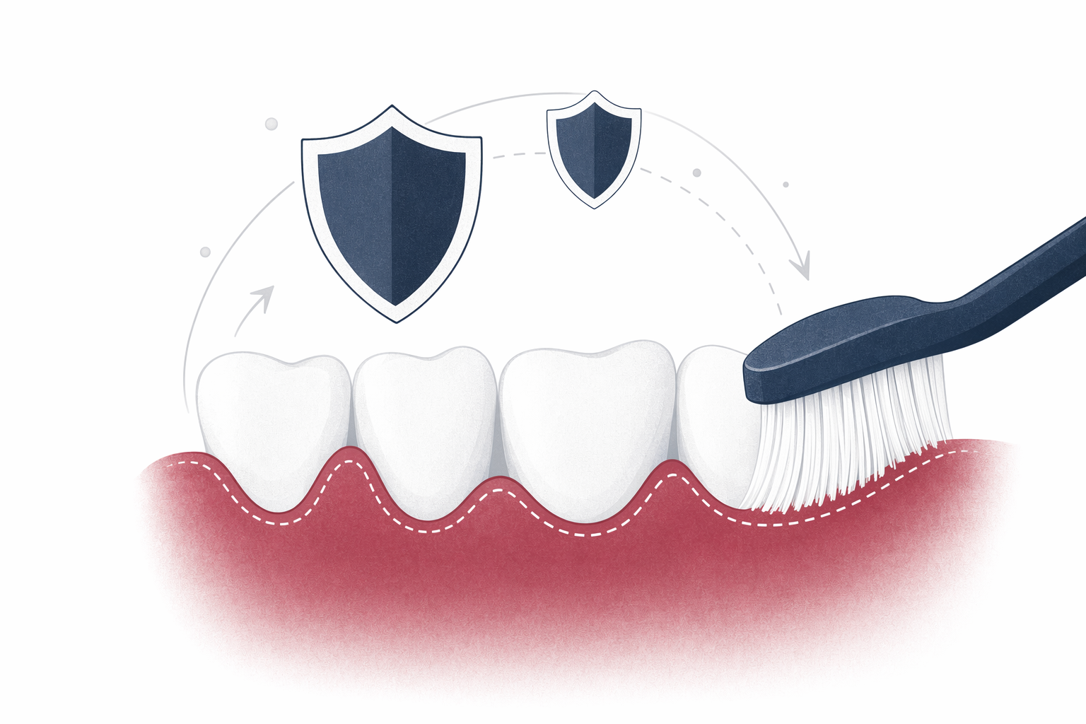 Illustration for How to Slow or Stop Gum Recession